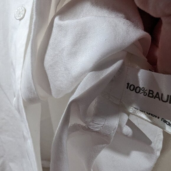 Hess Frackmann Trachten Vintage Baumwolle Floral Stitched Button Up Blouse Sz XL - Picture 8 of 9